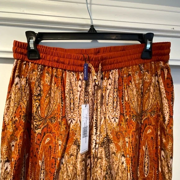 NWT Elie Tahari Silk Raj Wide-Leg Pants - Picture 2 of 5